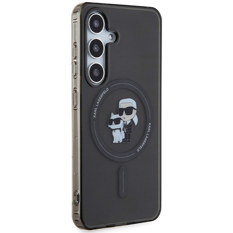 Karl Lagerfeld case for Samsung Galaxy S24 KLHMS24SHGKCNOK black HC MAGSAFE IML C - Billede 4