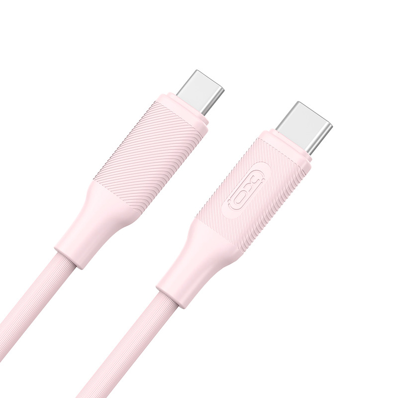 XO cable NB-Q265B PD USB-C - USB-C 1,0m 60W pink - Billede 2