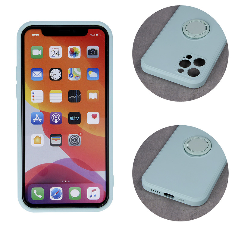 Finger Grip case for Xiaomi Redmi Note 13 Pro 5G (global) light green - Billede 5