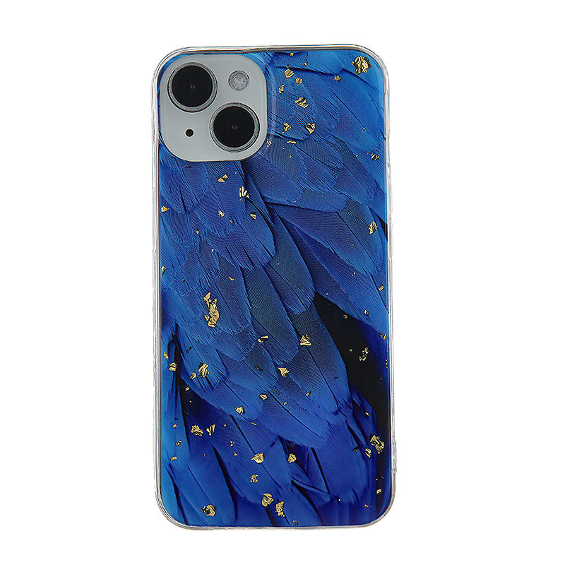 Gold Glam case for Samsung Galaxy A25 5G (global) blue - Billede 3