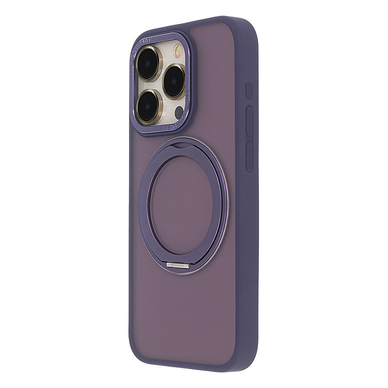 Secure Spinning Mag Case for iPhone 14 6,1" purple