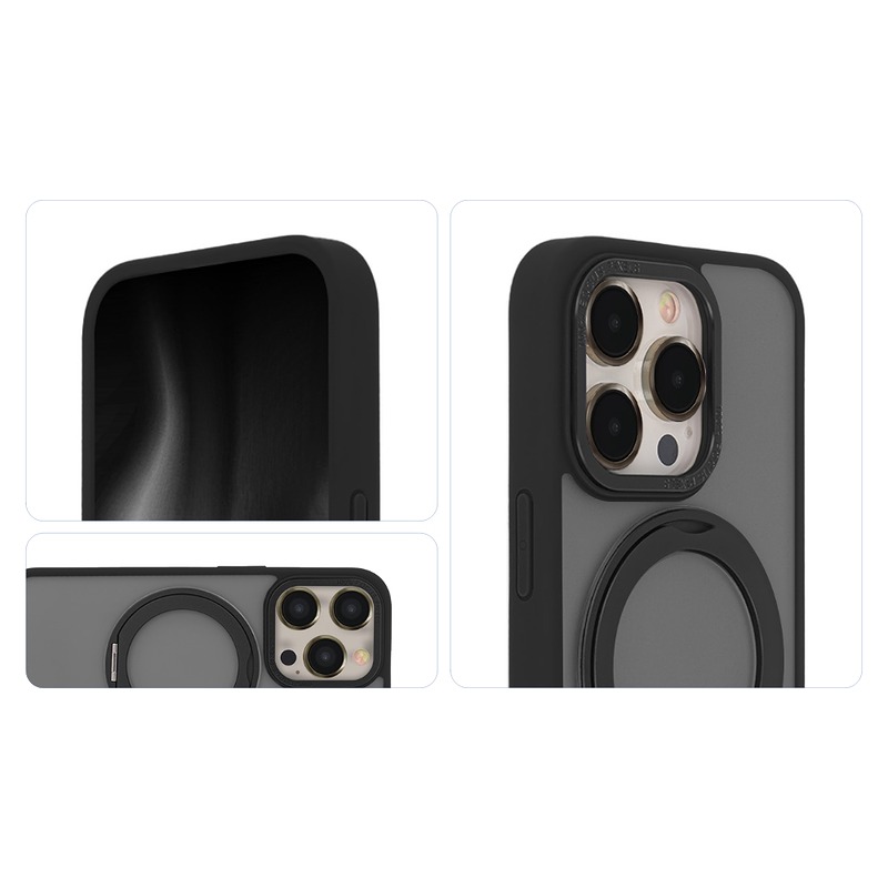 Secure Spinning Mag Case for iPhone 14 Pro 6,1" black - Billede 4
