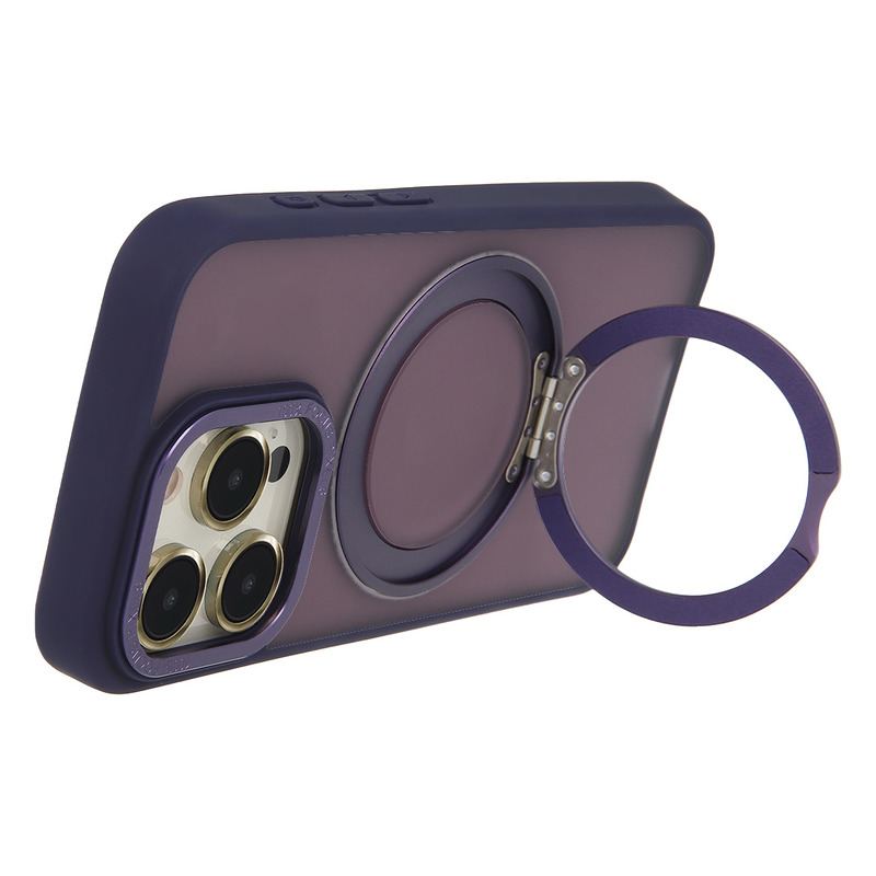Secure Spinning Mag Case for iPhone 14 Pro 6,1" purple - Billede 3
