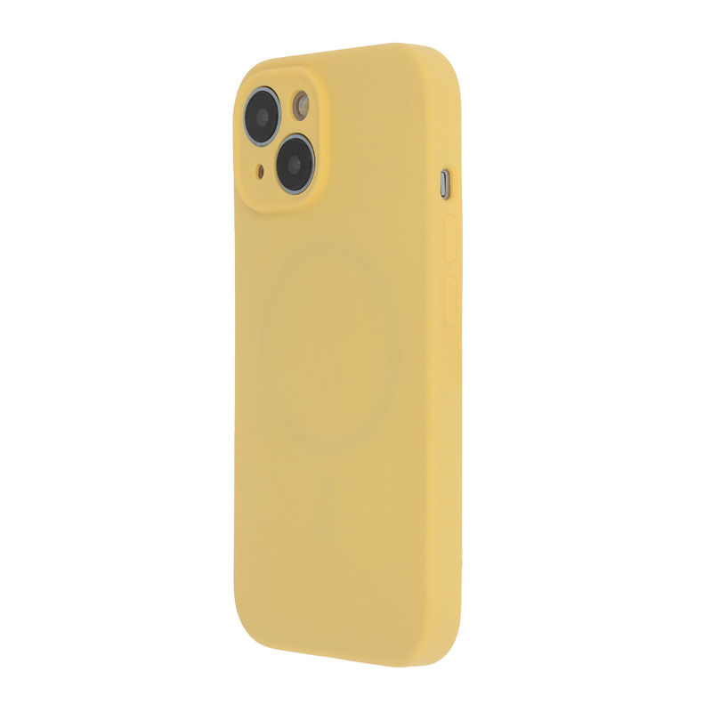 Soft Touch Mag Case for iPhone 15 Pro 6,1" pastel yellow