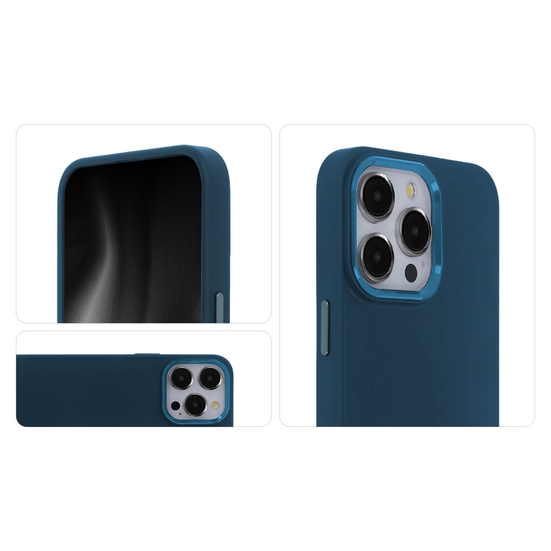 Satin Elegant Case for iPhone 11 dark blue - Billede 3