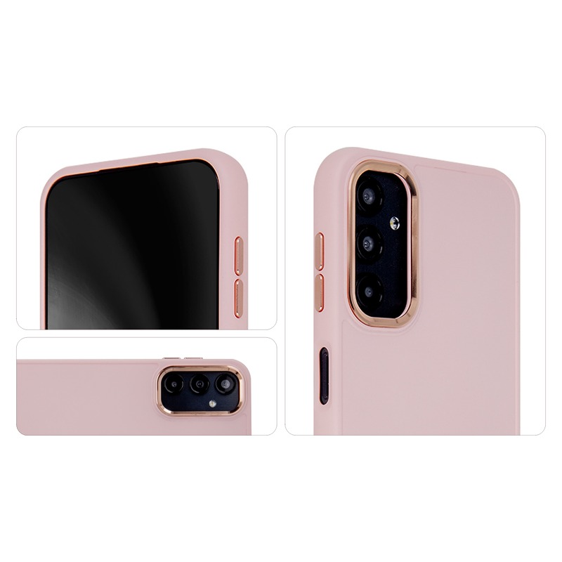 Satin Elegant Case for iPhone 15 Plus 6,7" pink - Billede 3