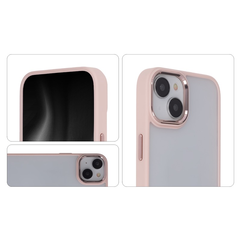 Satin Elegant Matt Case for iPhone 11 pink - Billede 3
