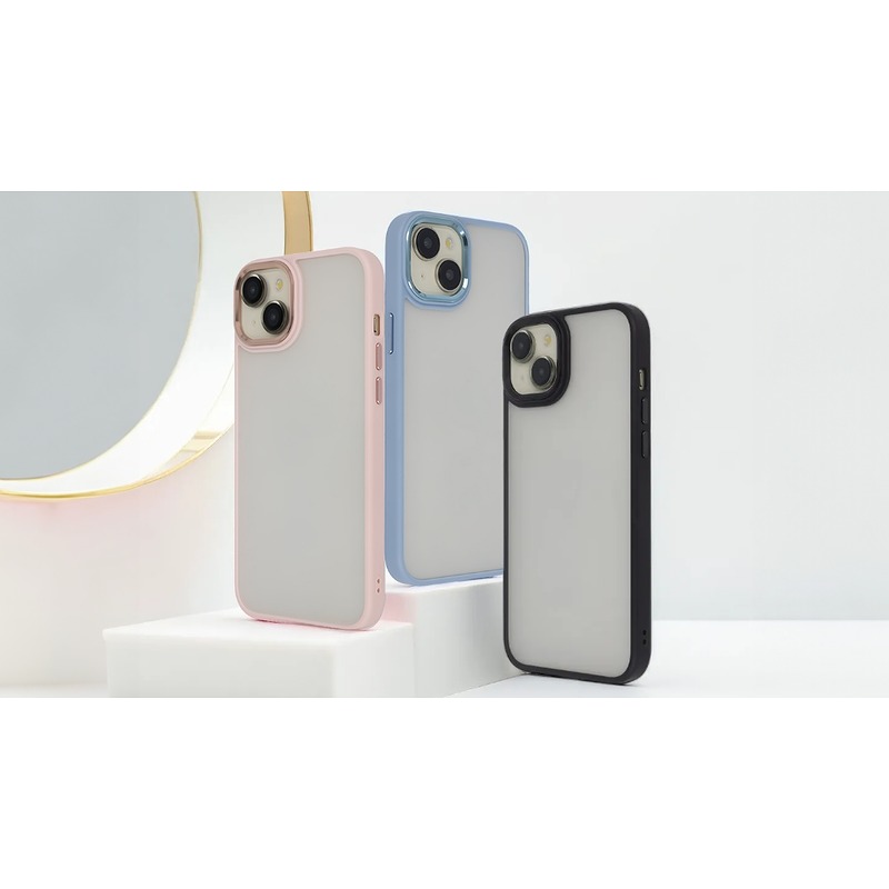 Satin Elegant Matt Case for iPhone 11 pink - Billede 4