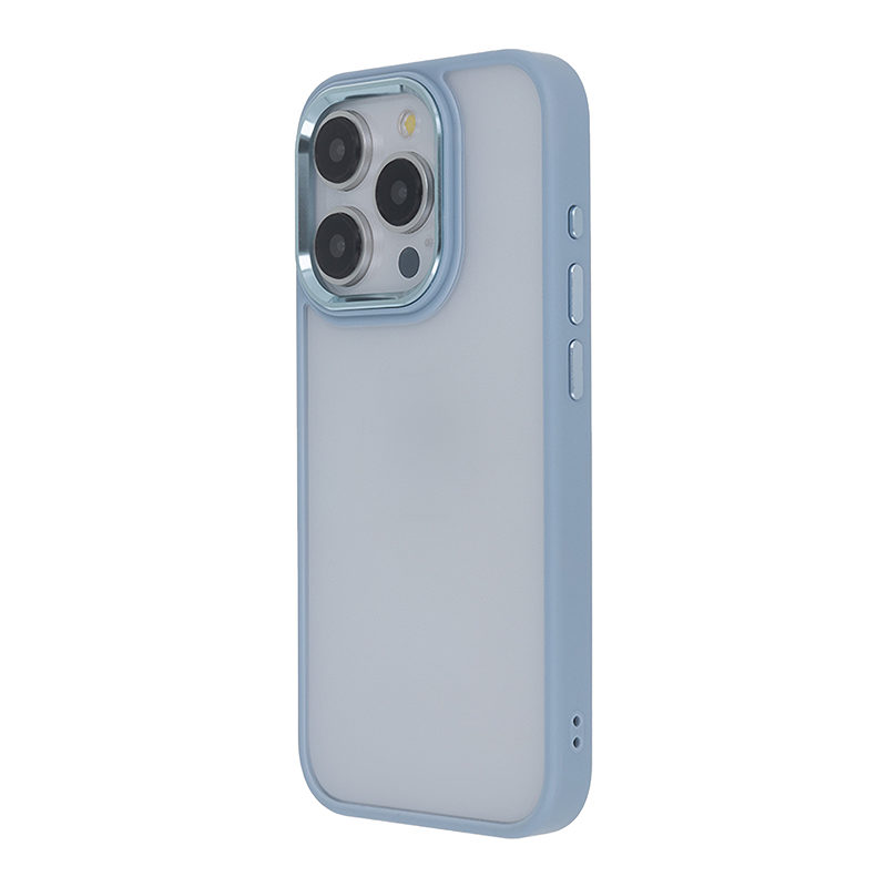 Satin Elegant Matt Case for iPhone 14 6,1" blue