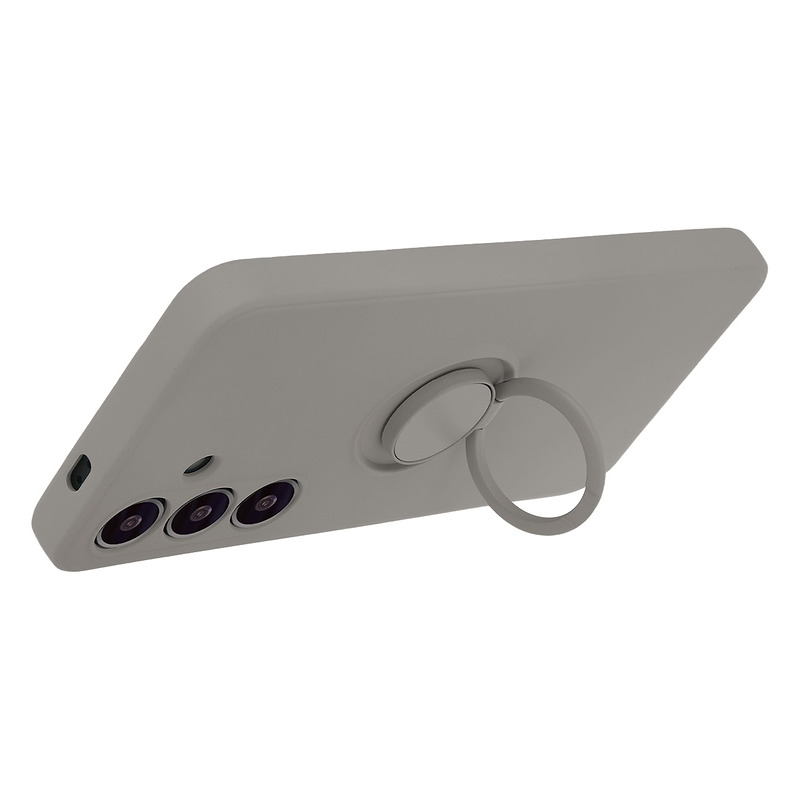 Finger Ring Case for Samsung Galaxy S24 light gray - Billede 3
