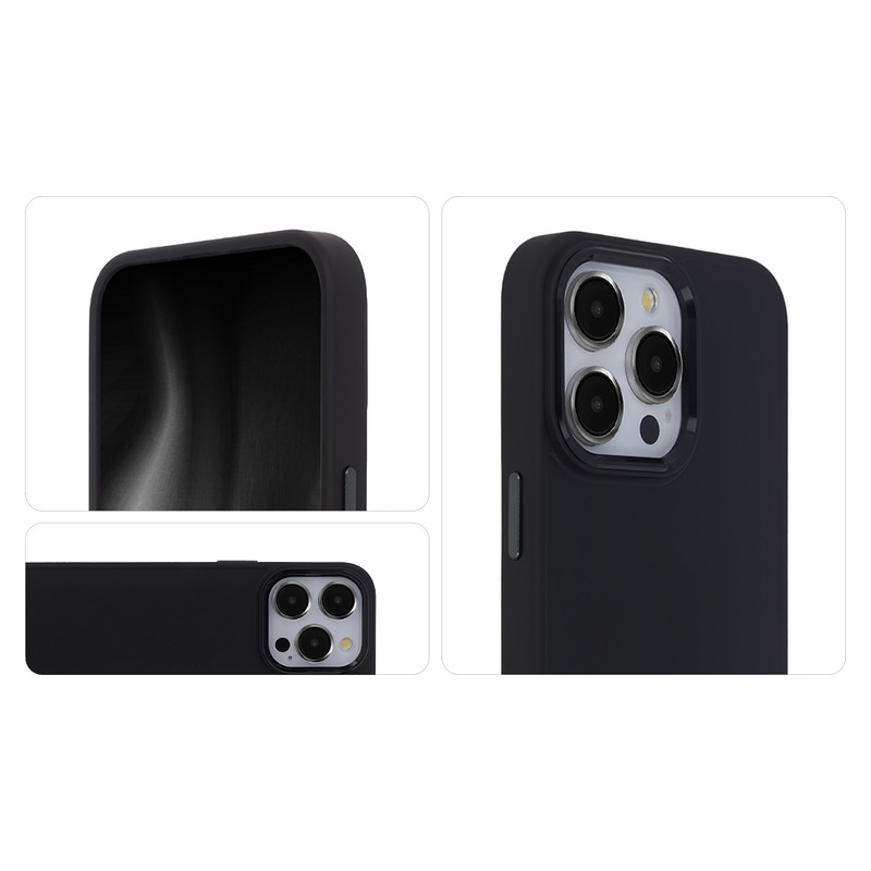 Satin Touch Case for Samsung Galaxy S24 Plus black - Billede 3