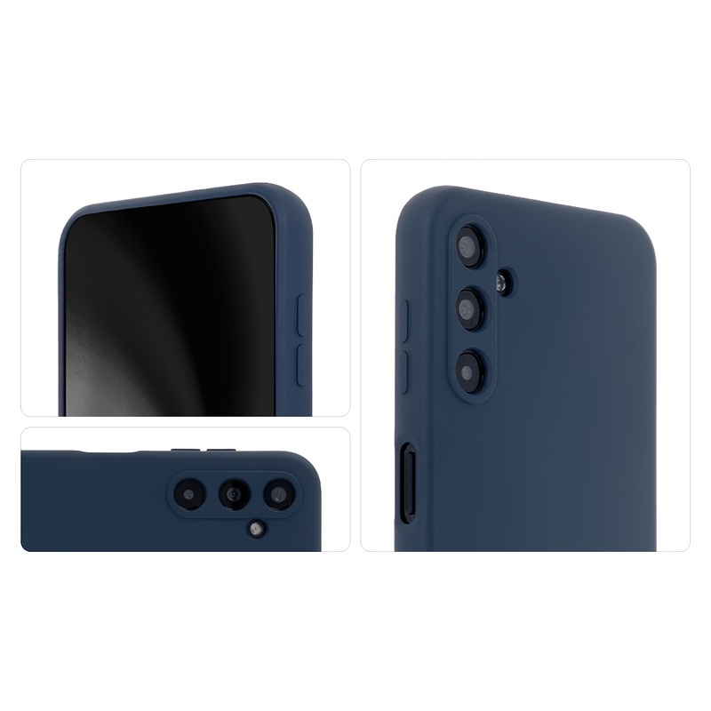 Silicon Soft Case for Samsung Galaxy S23 FE dark blue - Billede 3