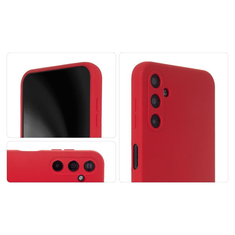 Silicon Soft Case for Samsung Galaxy S24 Plus red - Billede 3