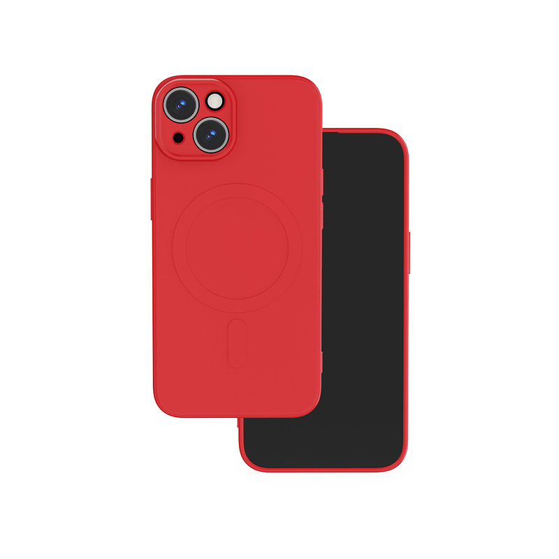 Simple Color Mag case for iPhone 14 6,1" red
