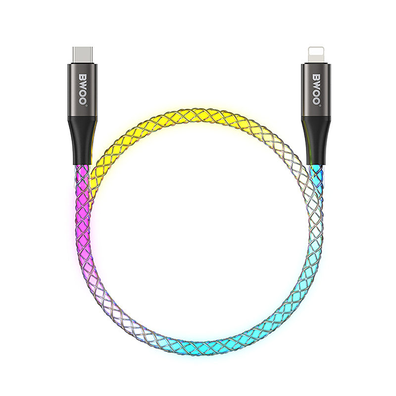 BWOO Cable USB-C - Lightning 1m 27W X279C-L - Billede 2