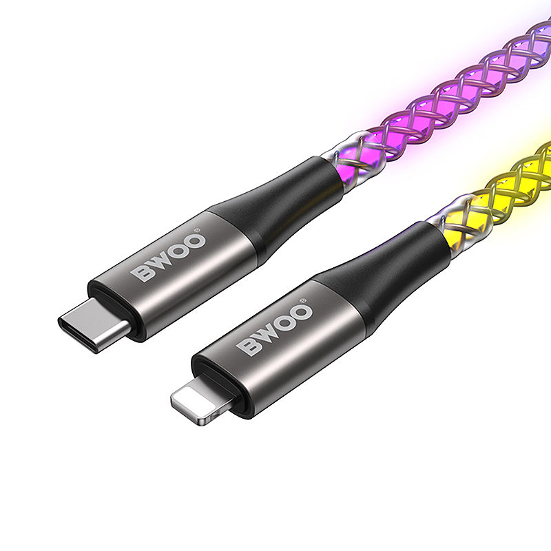 BWOO Cable USB-C - Lightning 1m 27W X279C-L - Billede 3