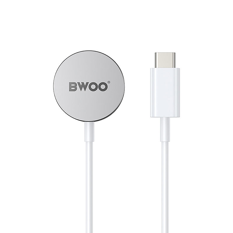BWOO WL-18 PD 5W magnetic wireless charger magnetic white - Billede 3