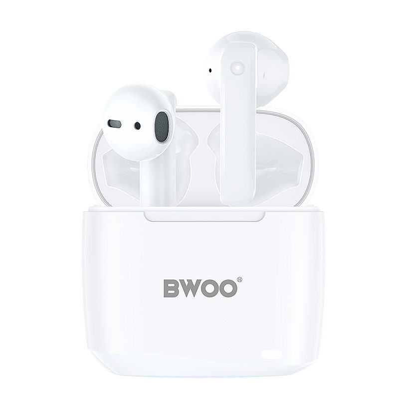 BWOO wireless TWS earphones BW94-WH white