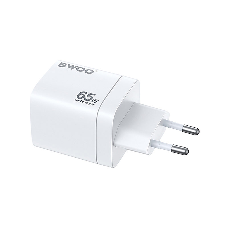 BWOO CDA147PD wall charger 65W 2x USB-C port + USB-A white - Billede 3