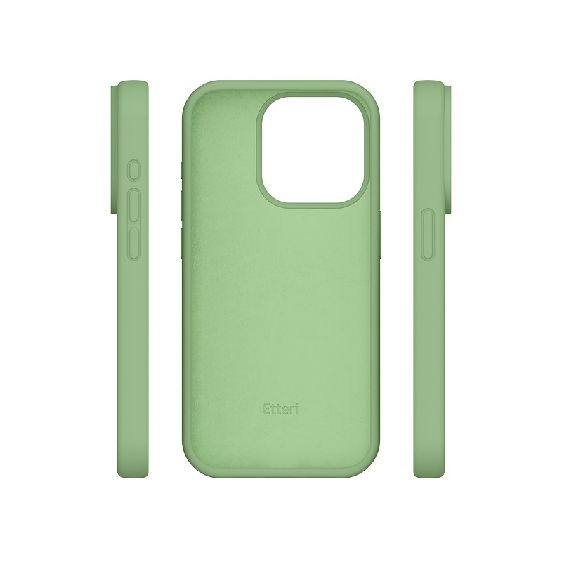Etteri Silicone case for iPhone 11 light green - Billede 4