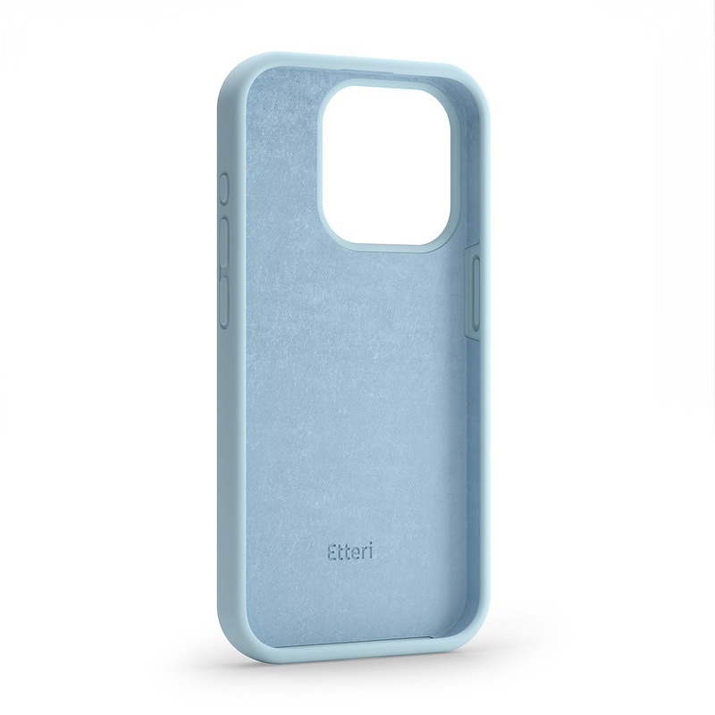 Etteri Silicone case for Samsung Galaxy S23 FE light blue - Billede 3