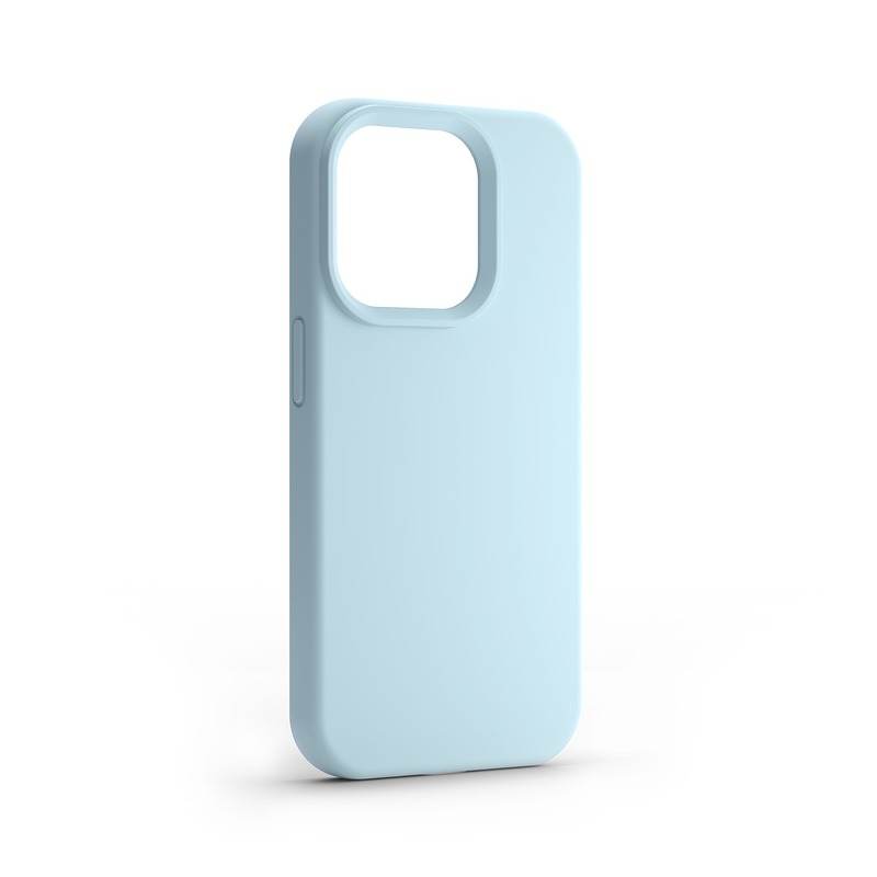 Etteri Silicone case for iPhone 15 Pro Max 6,7" light blue - Billede 3