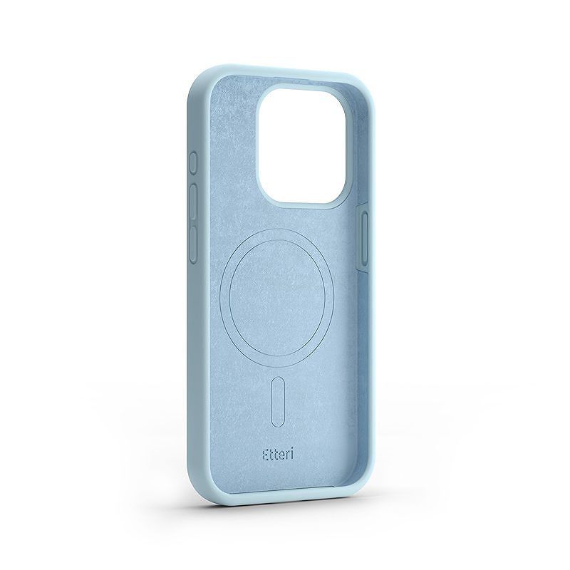 Etteri Silicone case for iPhone 12 / 12 Pro 6,1" light blue - Billede 2
