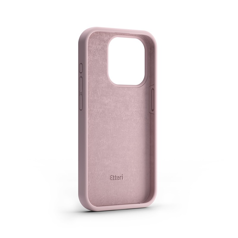 Etteri Silicone case for iPhone 15 Pro Max 6,7" light pink - Billede 2
