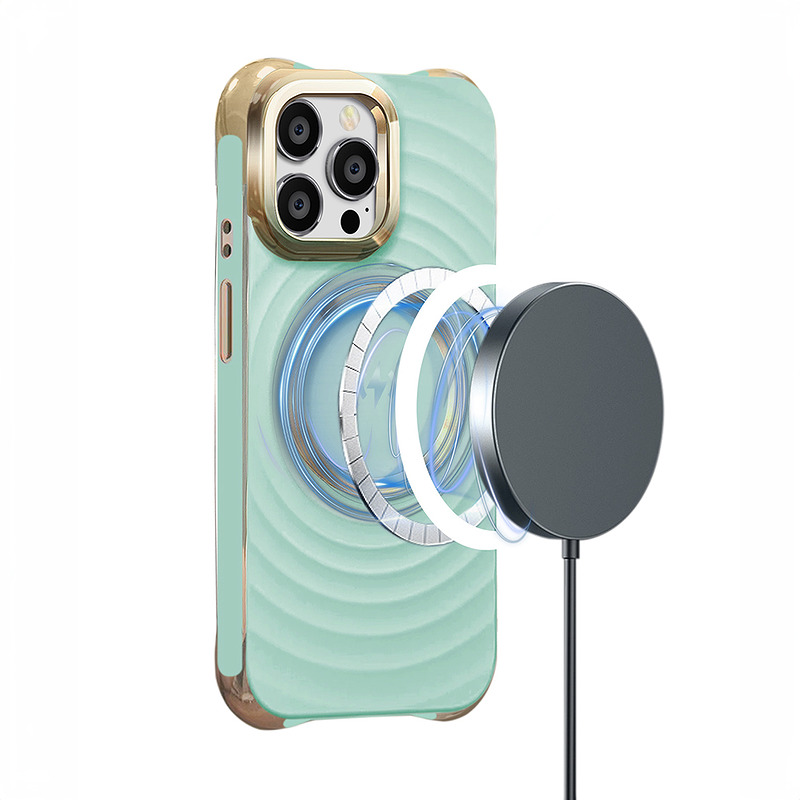 Circle Glam Mag case for iPhone 14 Pro 6,1" mint - Billede 4