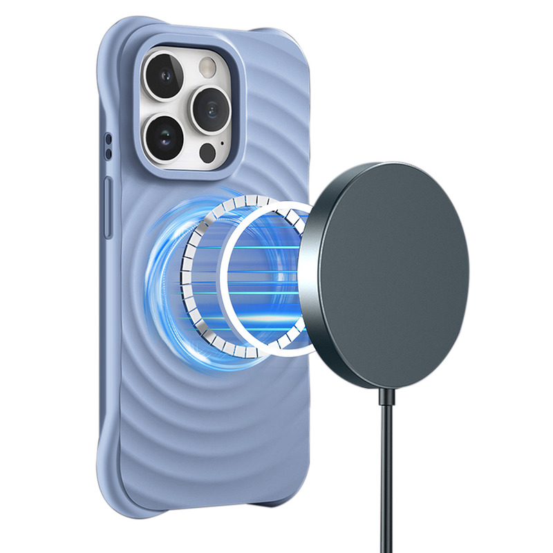 Circle Mag case for iPhone 14 Pro 6,1" blue - Billede 4