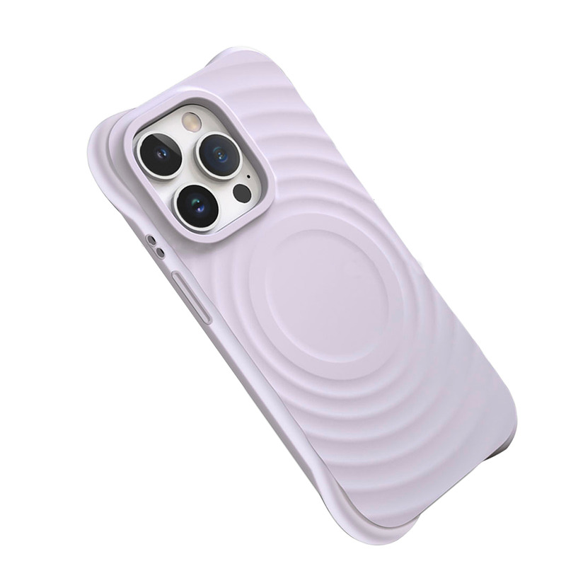 Circle Mag case for iPhone 15 Pro 6,1" light purple - Billede 3