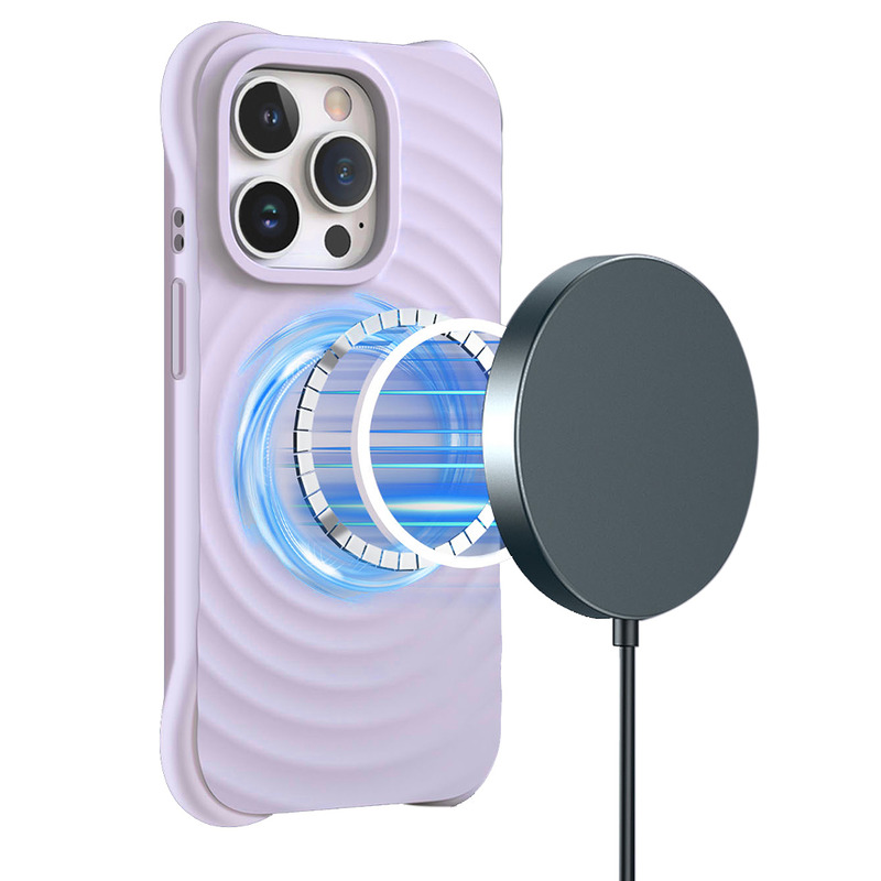 Circle Mag case for iPhone 15 Pro 6,1" light purple - Billede 4