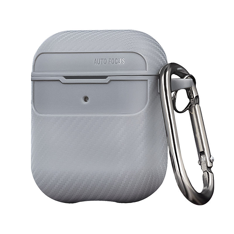 Carbon case for Airpods / Airpods 2 grey - Billede 3