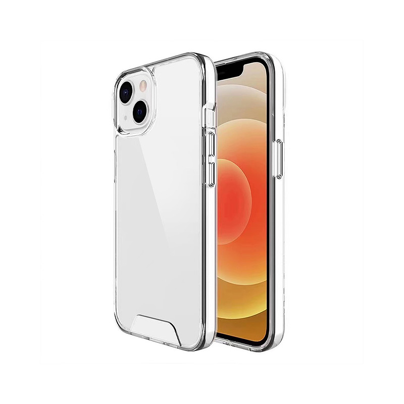 Hybrid Crystal case for iPhone X / XS transparent big hole - Billede 2