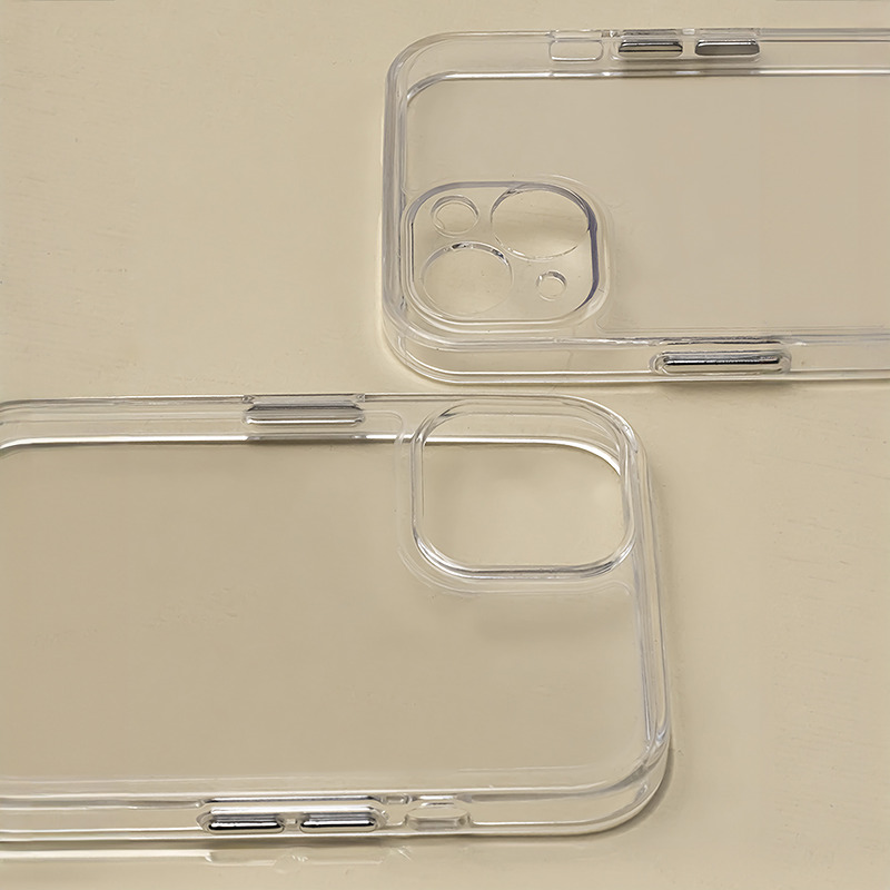 Hybrid Crystal case for iPhone X / XS transparent big hole - Billede 5