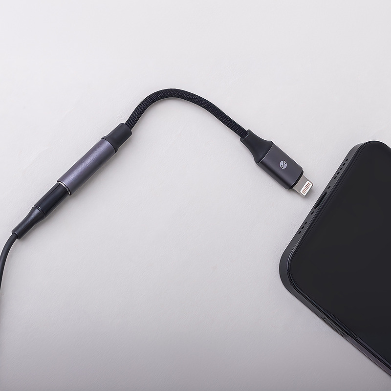 Forever adapter audio AJL-01 jack 3,5 mm - Lightning black - Billede 4