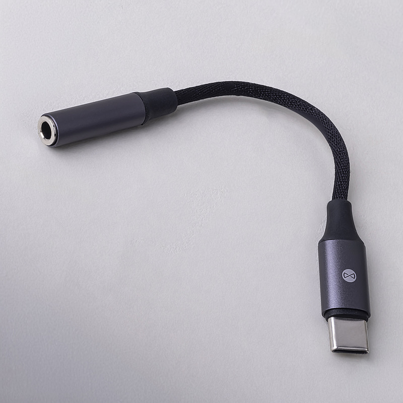Forever adapter audio AJC-01 jack 3,5 mm - USB-C black - Billede 5