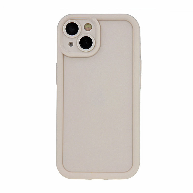 Rim TPU case for Samsung Galaxy S23 FE beige - Billede 4