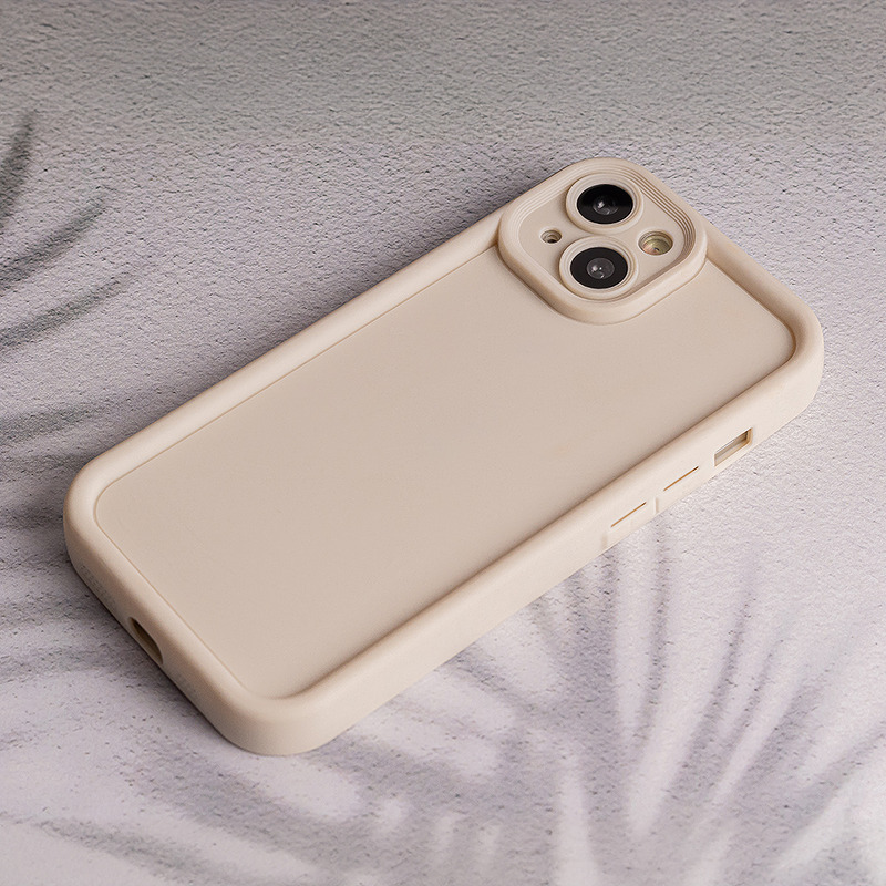 Rim TPU case for Samsung Galaxy S23 FE beige - Billede 5
