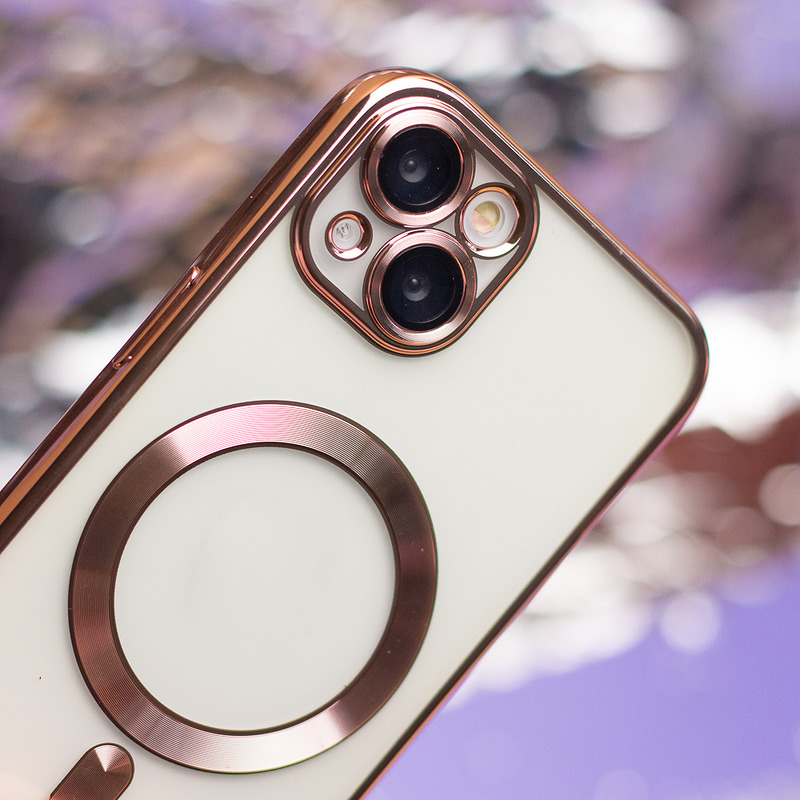 Color Chrome Mag case for iPhone 16 6,1" rose gold - Billede 5