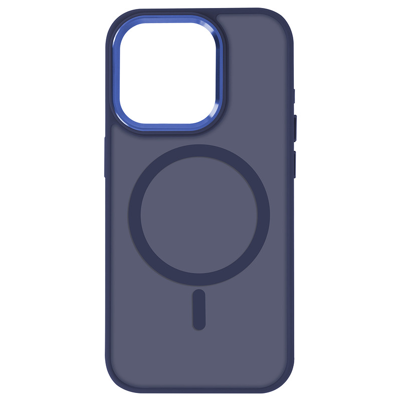 Frozen Mag case for iPhone 16 Pro 6,3" navy blue - Billede 3
