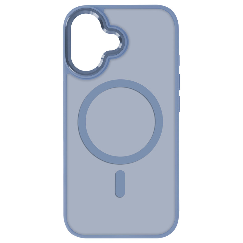 Frozen Mag case for iPhone 16 6,1" light blue - Billede 3