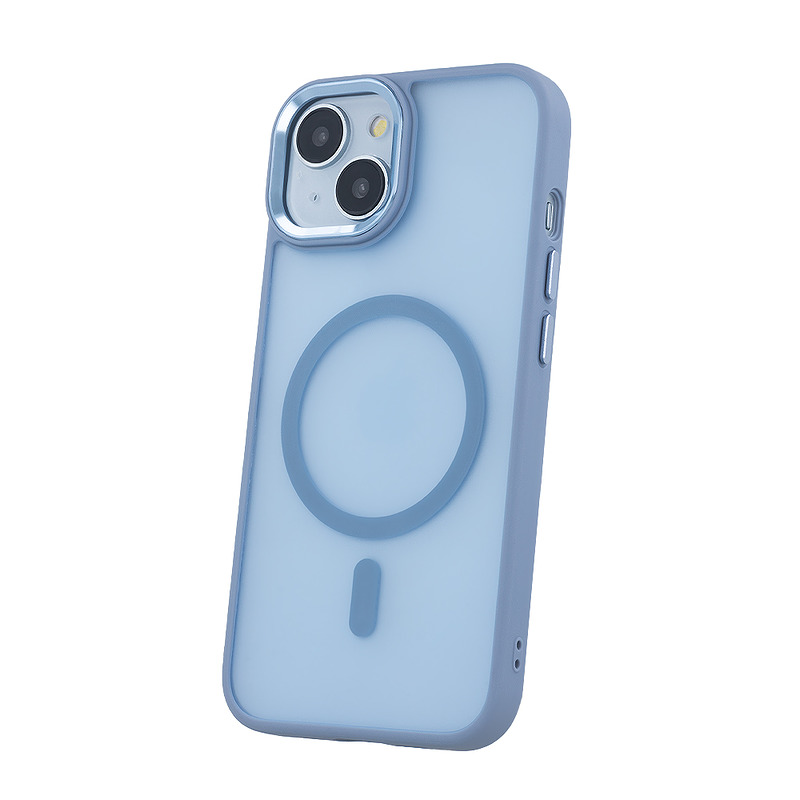 Frozen Mag case for iPhone 16 6,1" light blue - Billede 5
