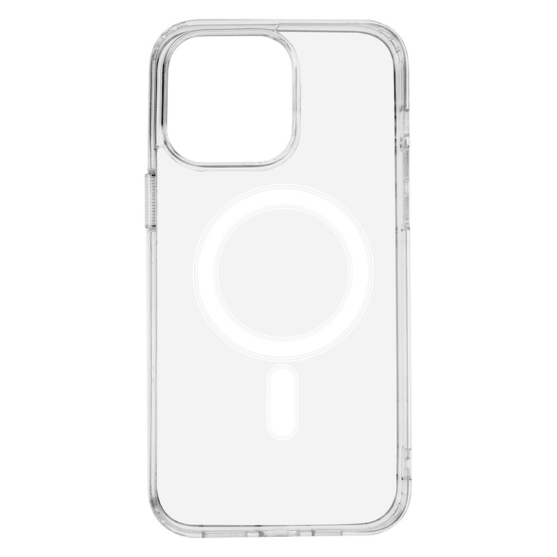 Anti Shock 1,5 mm Mag case for iPhone 14 Pro Max 6,7" transparent big hole - Billede 2