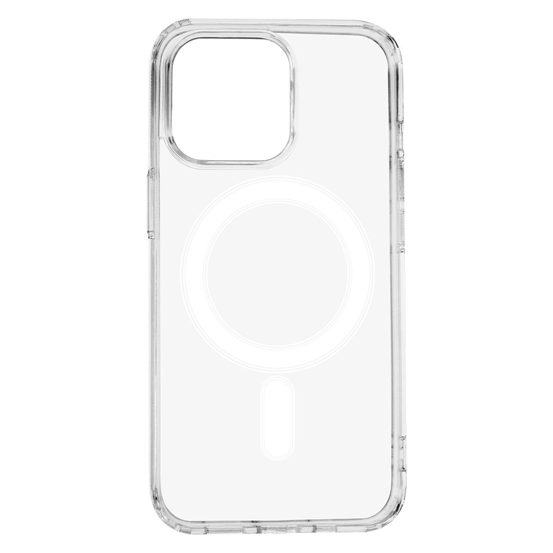 Anti Shock 1,5 mm Mag case for iPhone 13 Pro 6,1" transparent big hole - Billede 2