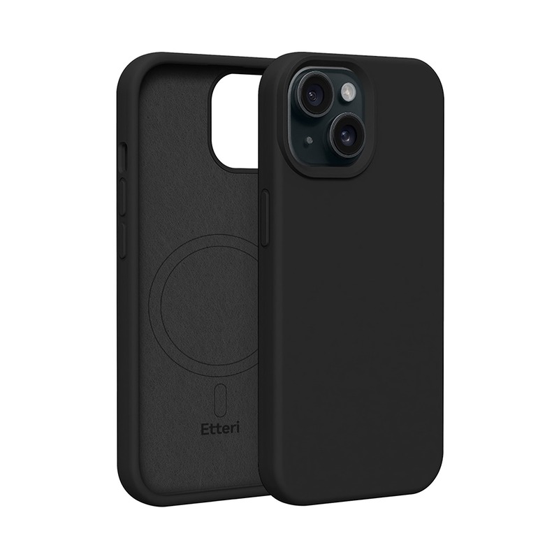 Etteri Silicone Mag case for iPhone 14 6,1" black