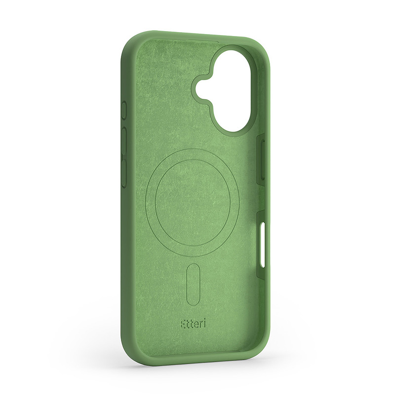 Etteri Silicone Mag case for iPhone 16 Plus 6,7" light green - Billede 2