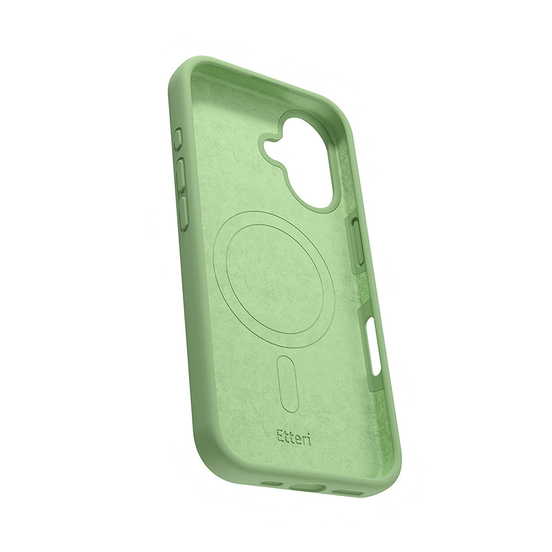 Etteri Silicone Mag case for iPhone 16 Plus 6,7" light green - Billede 4