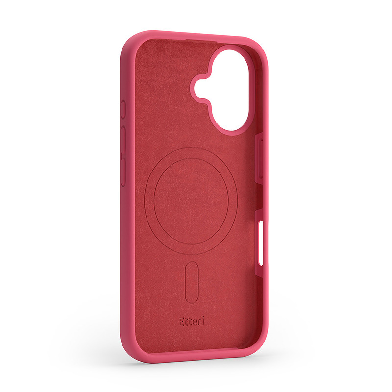 Etteri Silicone Mag case for iPhone 16 Plus 6,7" raspberry - Billede 2