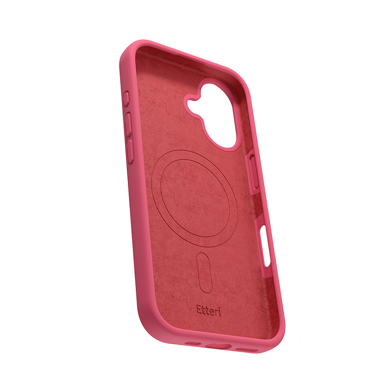 Etteri Silicone Mag case for iPhone 16 Plus 6,7" raspberry - Billede 4